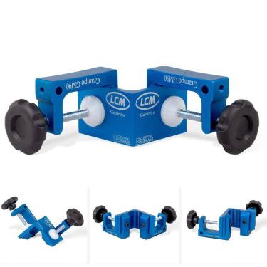 Imagem de Gabarito Grampo Sargento Angular Morsa Canto 90 Graus Lcm