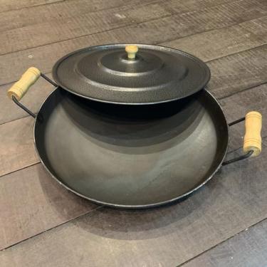 Imagem de Tacho Tipo Arado 40cm Aço Carbono Com Borda P/Porção