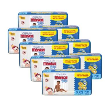 Imagem de Fralda Turma da Mônica Baby Jumbinho XXG 80 Unidades