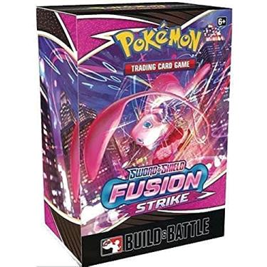 Imagem de Pokémon TCG: Conjunto de caixa de construção e booster de batalha com espada e escudo Fusion Strike – 4 pacotes, promoções