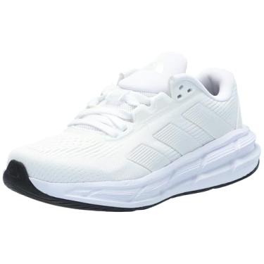 Imagem de adidas Tênis de corrida feminino Questar 3, Branco/Preto, 40