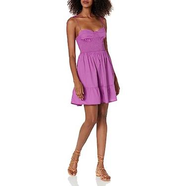 Imagem de Steve Madden Vestido feminino Sally, Orquídea Cattleya, P