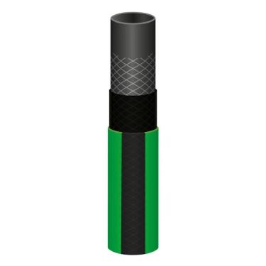 Imagem de Mangueira Flex Para Jardim Tramontina Verde Com Faixa Preta Em Pvc 4 Camadas 25 M Com E...