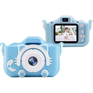 Imagem de Câmera Digital Infantil Fotográfica e Filmadora, Tela LCD, Azul