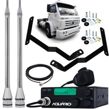 Imagem de Rádio Px 40 Canais Rp-40 Antena 2,70 metros Alongador 60cm Cabo 5,5 Me