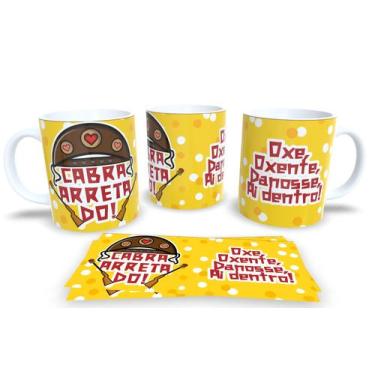 Imagem de Canecas de Porcelana Branca Personalizadas Coleção Nordestino - Estamp