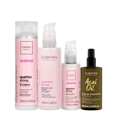 Imagem de Kit Cadiveu Professional Essentials Quartzo Shine Shampoo Pré-Shampoo 