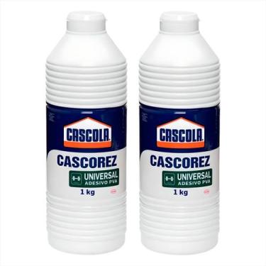 Imagem de Cola Branca Universal 1kg Cascorez Kit 2Un