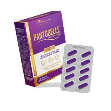 Imagem de Pantobelle - Biotina + Msm + Selênio + Vitamina B6 B1 60 Cápsulas - Fl