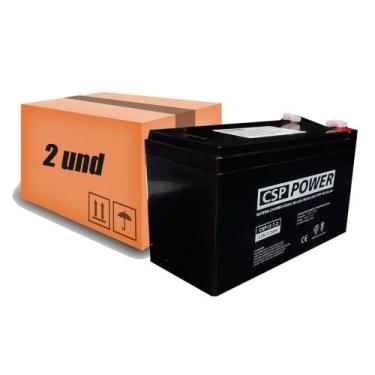 Imagem de Kit 2 Baterias Nobreak Apc Backups Es600va 12v 7.2ah Es600va - Csp Pow