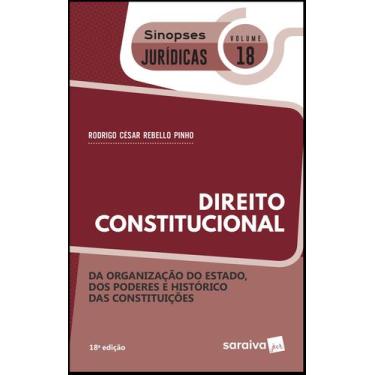 Imagem de Livro - Sinopses jurídicas: Direito Constitucional: Organização do Est