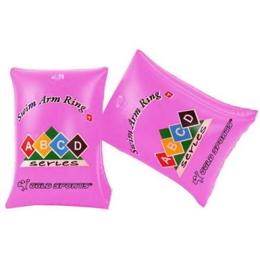 Imagem de Kit de Boias de Braços Gold Sports ABC Infantil - 2pcs, Rosa, Único, U