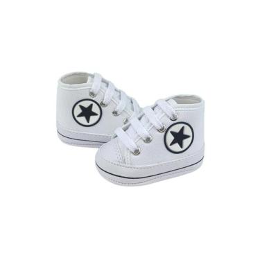 Imagem de Sapatinho de bebê direto da fábrica cano alto - Drinity, 16, Branco