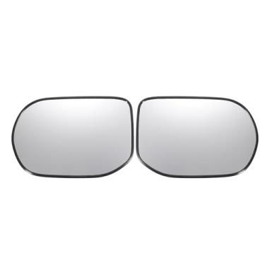 Imagem de X AUTOHAUX Par de reposição de vidro retrovisor esquerdo direito do carro com placa de suporte vidro branco não aquecido para Honda Civic 2006-2011