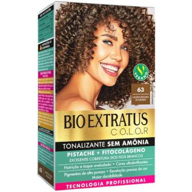 Imagem de Tonalizante Bio Extratus 63 Louro Escuro Dourado Tecnologia Profission