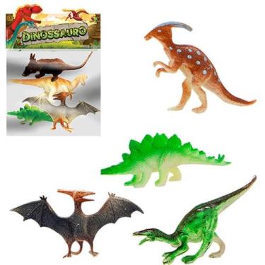Imagem de Kit Dinossauros Miniatura Coleção 4 Peças - Art Brink