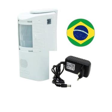 Imagem de Anunciador Sensor de Presença C/ Fonte 5V Ding Dong - Qualitronix