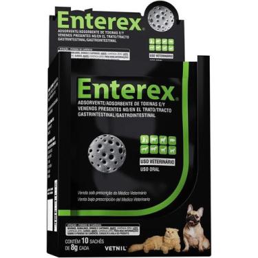 Imagem de Sachês enterex vetnil 10x8g