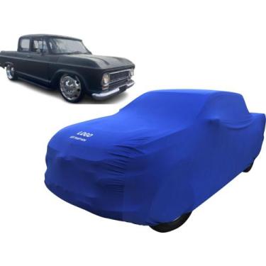Imagem de Capa Para Camionete Chevrolet A10 D10 C10 Cabine Dupla - Mz, Azul