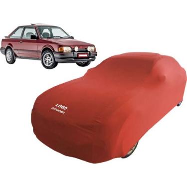 Imagem de Capa Resistente Com Logo Carro Ford Escort Xr3 Conversível - Mz, Verme