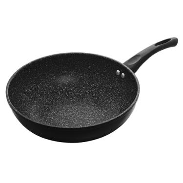 Imagem de LYOR - Frigideira Wok de Indução em Alumínio com Revestimento Cerâmico Granilite Preta 28cm