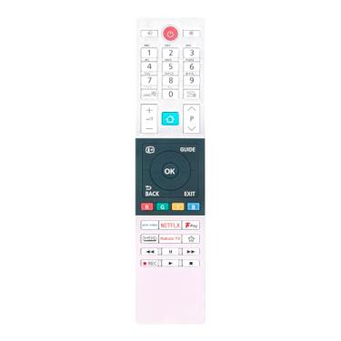 Imagem de ALLIMITY Controle remoto de substituição CT-8560 RC45150 compatível com Toshiba 4K OLED Smart TV 302ND93020 32LK3C63DB 43UK3C63DB 50UK3C63DB 55UK3C63DB 65UK4D63DB