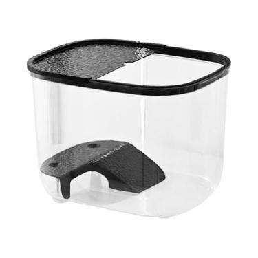 Imagem de Baoblaze Tartaruga basking plataforma réptil tanque escada villa multiuso escalada rampa tartaruga resto terraço para sapo pequenos répteis, L Black