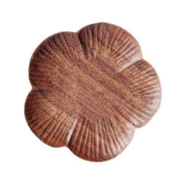 Imagem de Gralara Porta-copos de Madeira para Canecas de Café, Bandeja de Chá, Decoração Portátil Multiuso, Porta-copos para Bebidas, para Café, Apartamento, Ameixa, Tamanho real