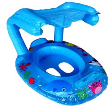 Imagem de Boia Bote Fralda para Bebês com cobertura e Encaixe para as Pernas Inf