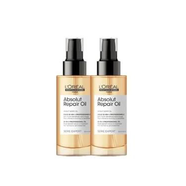 Imagem de Kit L'Oréal Professionnel Serie Expert Absolut Repair Gold Quinoa 10 in 1 Óleo Reparador 90ml (2 unidades)