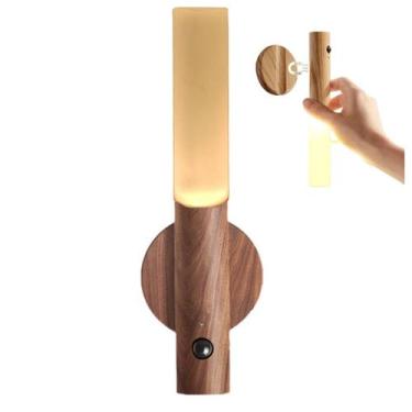 Imagem de Luminaria Bastao Inteligente LED Sensor Presença Luz Noturna Magnetico