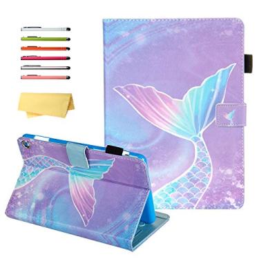 Imagem de UUcovers Capa para iPad Air 3 de 10,5 polegadas 2019 (3ª geração) e iPad Pro de 10,5 polegadas 2017 com suporte/porta-lápis/bolsos [hibernar/despertar automático], capa magnética inteligente de couro