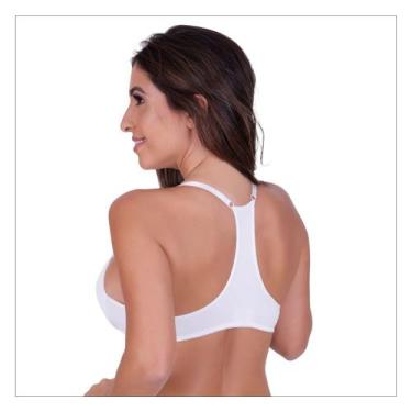 Imagem de Sutiã Nadador com Aro Plástico Feminino Clamar em Microfibra - 2273, G