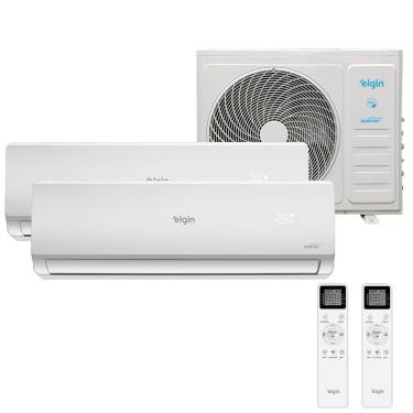 Imagem de Ar Condicionado Bi Split Elgin 18000 BTUs 2X9000 Inverter Quente e Frio 220V MTQE18C2CB
