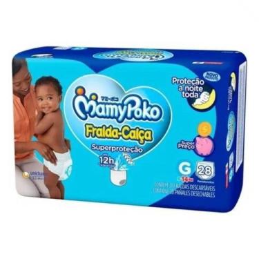 Imagem de Fralda Calça Descartável MamyPoko Superproteção G com 28 unidades