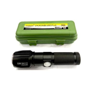 Imagem de Lanterna Tática Led P-50 Zoom Telescópico 168000w Bm-8412 - B-Max