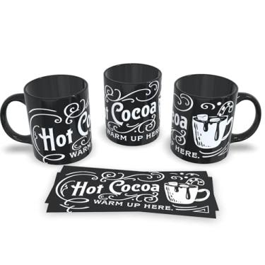 Imagem de Caneca Preta Personalizada Chocolate Quente – Presente Criativo (Mod.6)