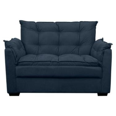 Imagem de Sofá confortável 1,40 pequeno Compacto Small - Herrero, Azul Marinho