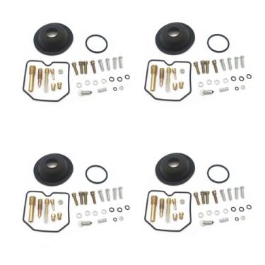 Imagem de Kit de reparo de carburador, válvula de agulha, parafuso de ar, diafragma a vácuo para Suzuki GSF600S Bandit GSF600 GSF 600 S 600S 1996-2003 (4 peças)