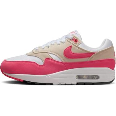 Imagem de Nike Tênis feminino Air Max 1, Branco Aster Pink Lt Orewood Brn Preto, 37