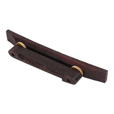 Imagem de Selim de ponte de guitarra selim de ponte de guitarra de madeira selim de guitarra de madeira, selim de guitarra de madeira de ébano ponte e peças de ponte ponte de madeira