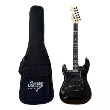 Imagem de Guitarra Strato Seven Canhoto Sgt-207 LH BK Preta C/Bag