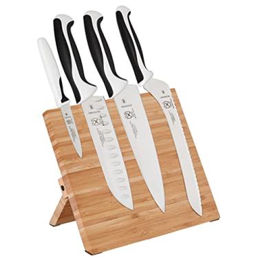 Imagem de Mercer Culinary Conjunto de quadro magnético Millennia, 5 peças, bambu, cabos brancos (M21981WBH)