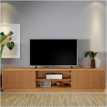 Imagem de Rack Para Tv De Até 75 Polegadas 2 Portas 2 Nichos Valência Naturalle