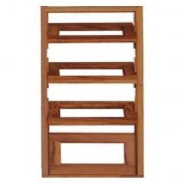 Imagem de Vitrô Capelinha Basculante De Madeira Imbuia Reto 45 X 1,40 Rodam Natural