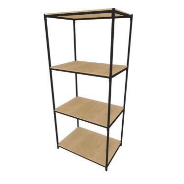 Imagem de Praleira De Aço Reforçada Mini Porta Pallet 200x60x90 Estante Estoque Bandeja Crua 1 Módulo