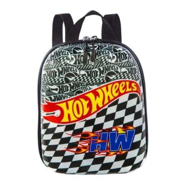 Imagem de Lancheira Escolar Infantil Hot Wheels Preto - Diplomata