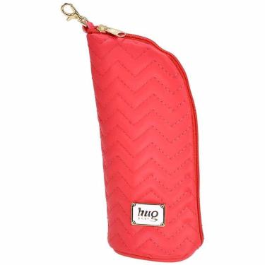 Imagem de Porta Mamadeira Maternidade Zig Zag Hug Cor Vermelho