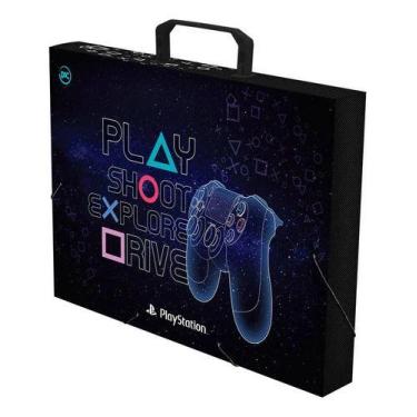 Imagem de Maleta Ofício Com Alça Modelos Variados 36x26cm Playstation - Napolest