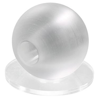 Imagem de kowaku Bola de bilhar para treinamento de sinuca, bola de acrílico estável para bilhar, acessórios com furo, ferramenta portátil para taco de bilhar, Furo 18mm Fosco